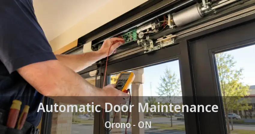 Automatic Door Maintenance Orono - ON
