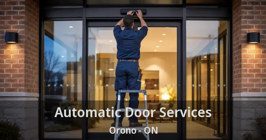 Automatic Door Services Orono - ON
