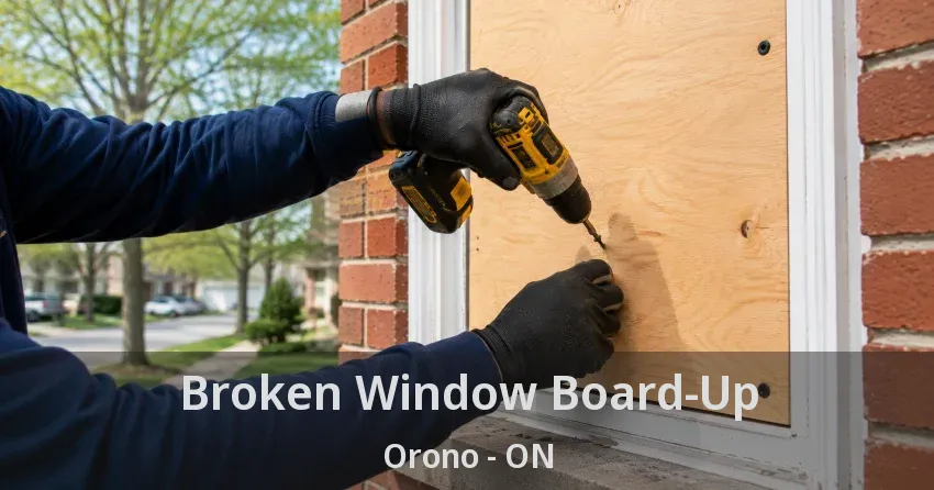 Broken Window Board-Up Orono - ON