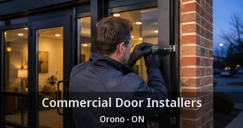 Commercial Door Installers Orono - ON