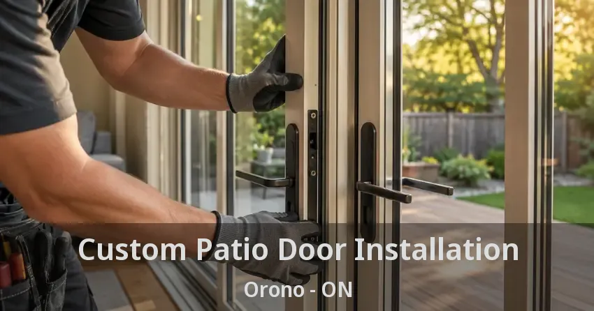 Custom Patio Door Installation Orono - ON