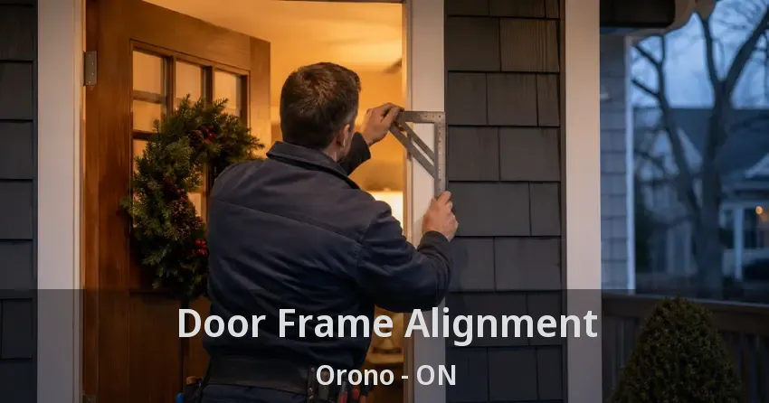 Door Frame Alignment Orono - ON