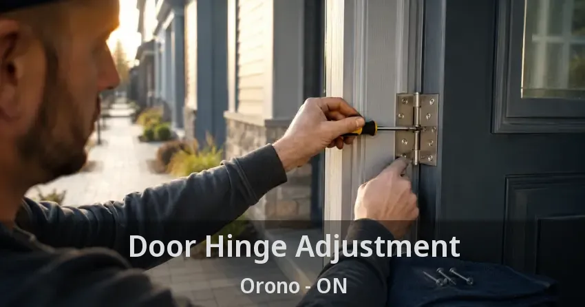 Door Hinge Adjustment Orono - ON