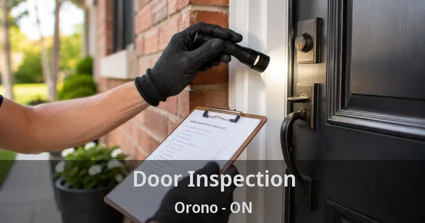 Door Inspection Orono - ON