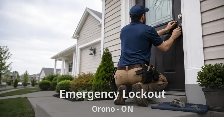 Emergency Lockout Orono - ON