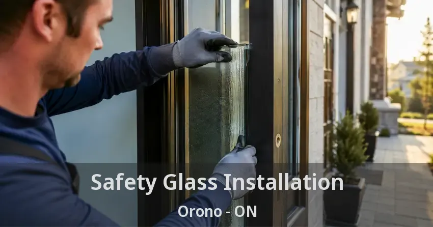 Safety Glass Installation Orono - ON