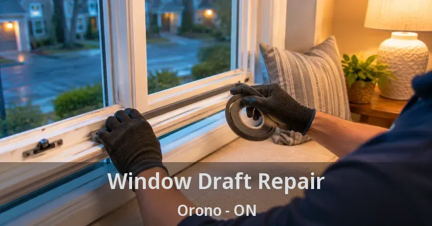 Window Draft Repair Orono - ON