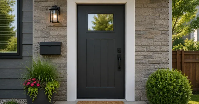 emergency door replacement Orono installation in progress