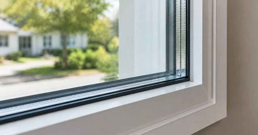technician replacing window weatherstripping in Orono home