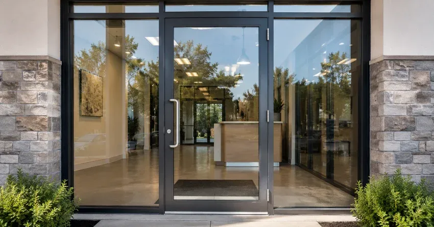 glass door installation sliding patio door in Orono