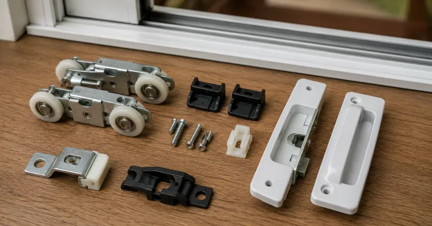 sliding door broken Orono roller and track inspection