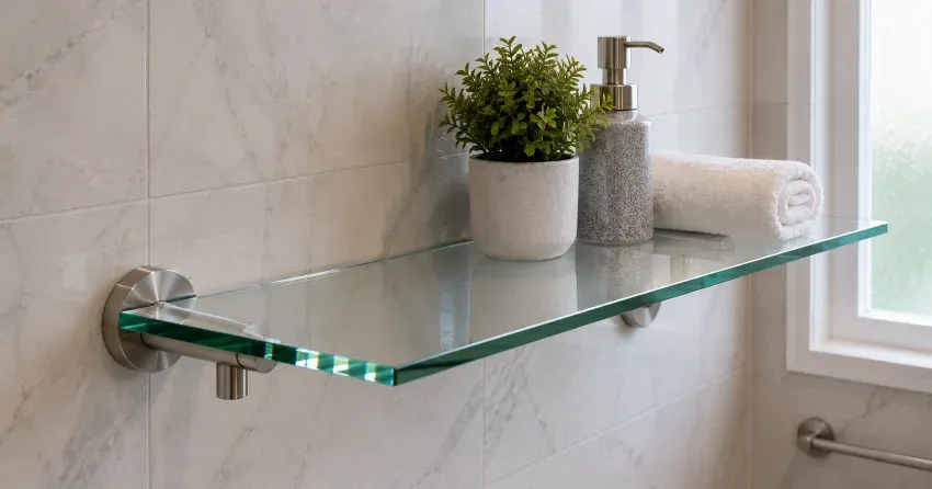 custom cut glass tabletop measured for exact fit Orono